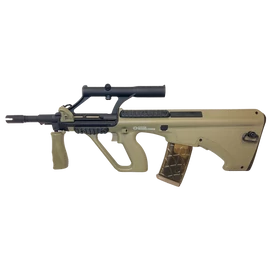 Steyr AUG A1 tan airsoft rohampuska