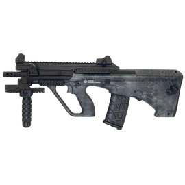 Steyr AUG A3 XS Commando elektromos airsoft rohampuska, Kryptek typhoon