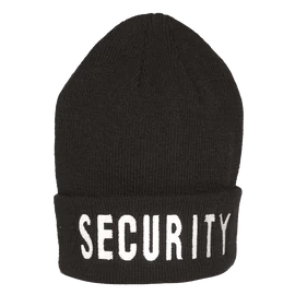 Miltec kötött sapka, fekete, SECURITY