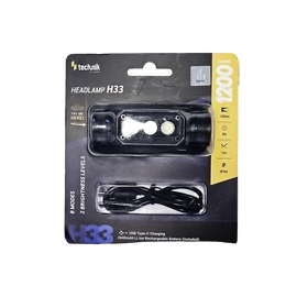 Technik H33 fejlámpa - 1200 lumen