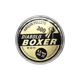 Diabolo Boxer hegyes lövedék 250 db. - 5,5 mm