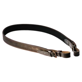 Hasított bőr, gumírozott vadászpuska szíj - sötétbarna 30/1020