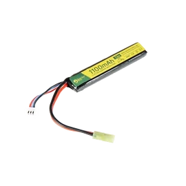 Airsoft akkumulátor, LiPo 7.4V 1100mAh, 20/40C