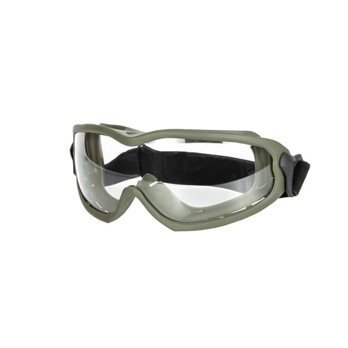 ANT tactical védőszemüveg, olív, víztiszta lencse