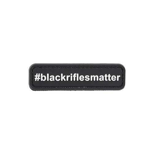 Black rifles matter, felvarró