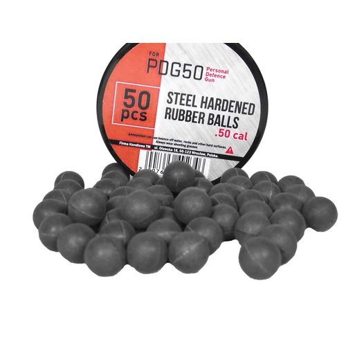 Steel Devils gumilövedék fémporral, 12.7 mm (.50)