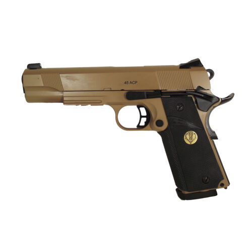 KJW Spartan STS-7 1911 Tan GBB airsoft pisztoly