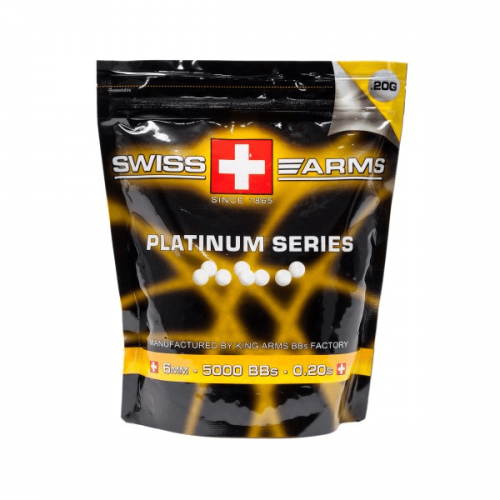 Swiss Arms Platinum preciziós BB golyó 0.20 g, 5000 db.