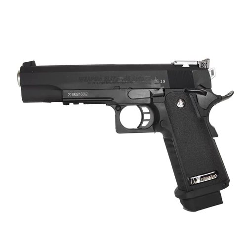 Hi-Capa 5.1, Black, full metal airsoft pisztoly (GGB)