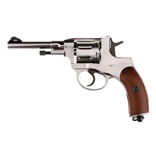 Gletcher Nagant M1895 NGT F légpisztoly 4.5, Diabolo Ezüst