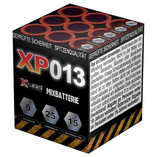 XP013, 9 lövéses tűzijáték telep