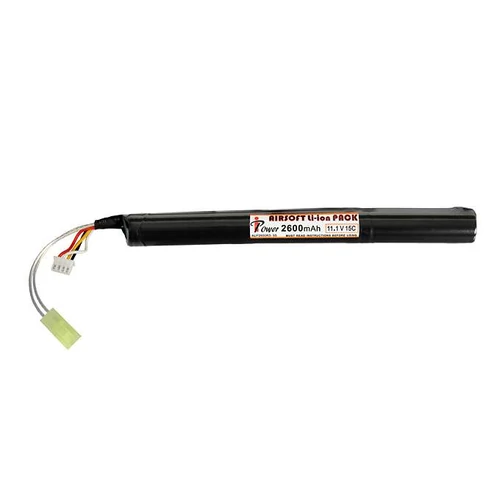 IPower airsoft akkumulátor, Li-Ion, 2600 mAh, 11,1V rúd alakú tamiya