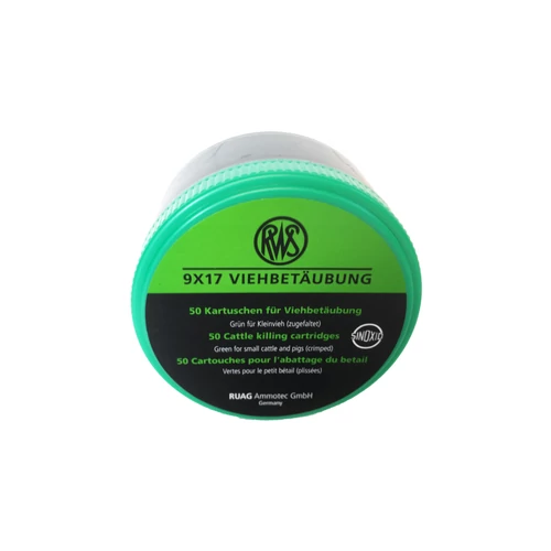 RWS 9x17 GREEN Marhakábító patron, 50 db/doboz