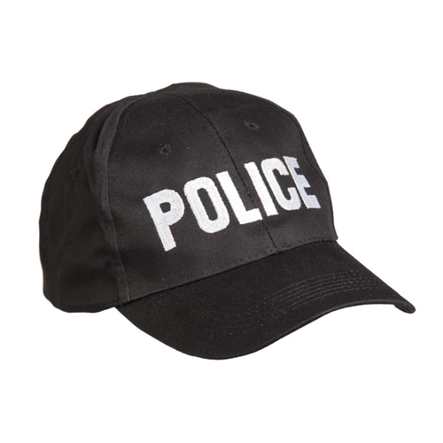 Miltec baseball sapka- fekete, POLICE