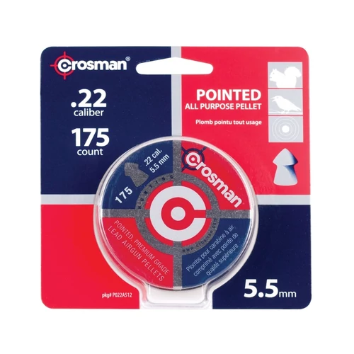 Crosman Pointed lövedék 5.5mm 175 db