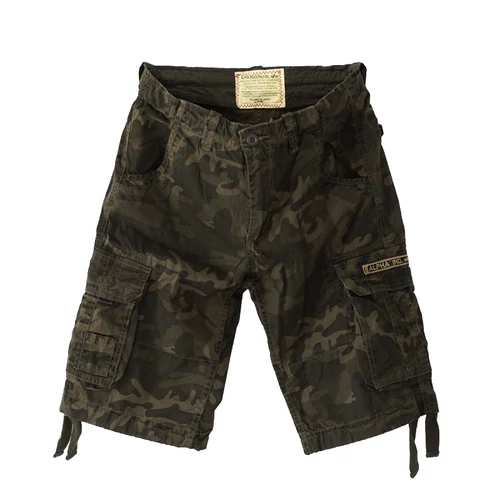 Alpha Industries Jet Short rövidnadrág, olive camo, 32