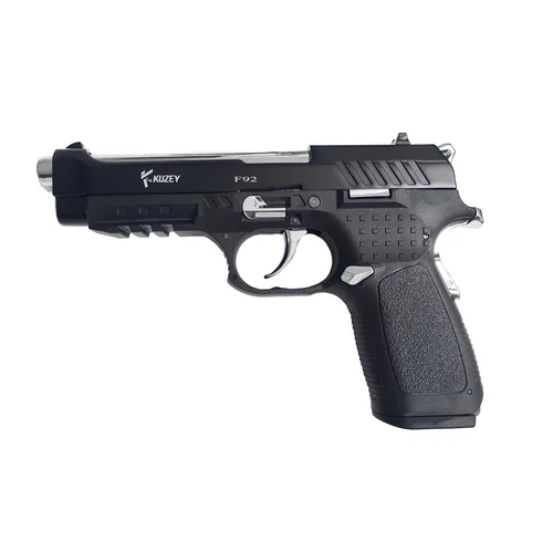 Kuzey F92 Beretta gázpisztoly, 9mm PA., fekete, fényes kezelőszervek