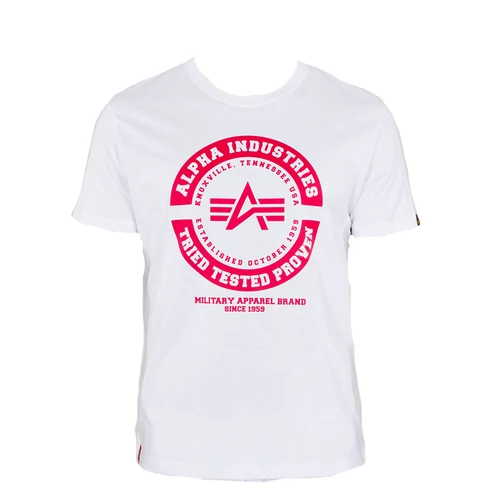 Alpha Industries TTP póló, white, M