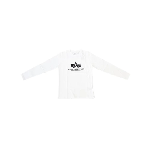 Alpha Industries Basic T LS hosszú újjú póló, white, M