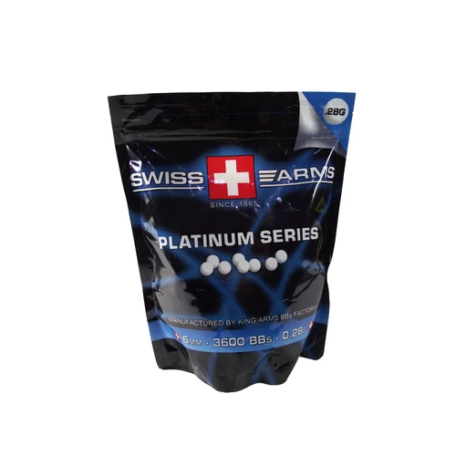 Swiss Arms Platinum preciziós BB golyó 0.28 g, 4000 db.