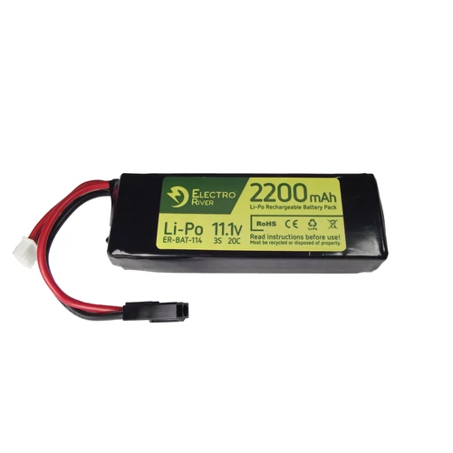 Electro River LiPo akkumulátor 11.1V 2200 mAh Tamiya