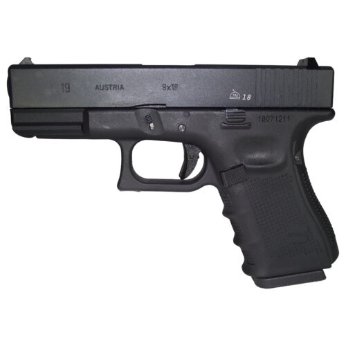WE Glock 19 Gen. 4. GBB airsoft pisztoly Fekete