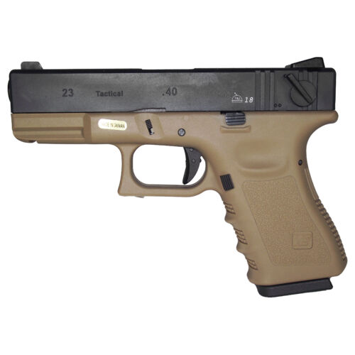 WE Glock23 GBB airsoft pisztoly gen 3, Tan