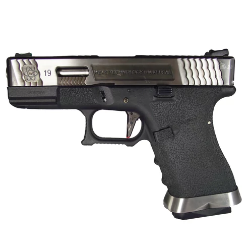 WE Glock 19 Force GBB airsoft pisztoly Fekete