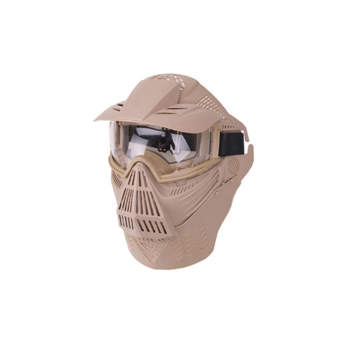Guardian V4 arcvédő maszk árnyékolóval, tan