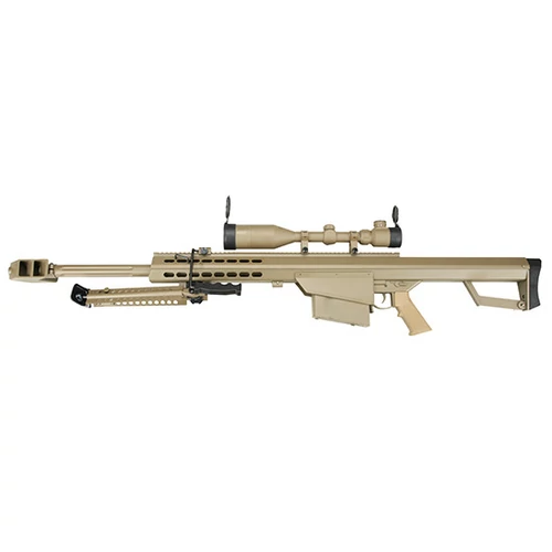 Snow Wolf SW-02A M82 Barrett Short elektromos airsoft mesterlövész puska tan