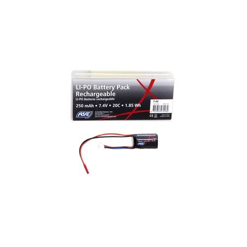 ASG LiPo akkumulátor 7.4V 250 mAh Tamiya
