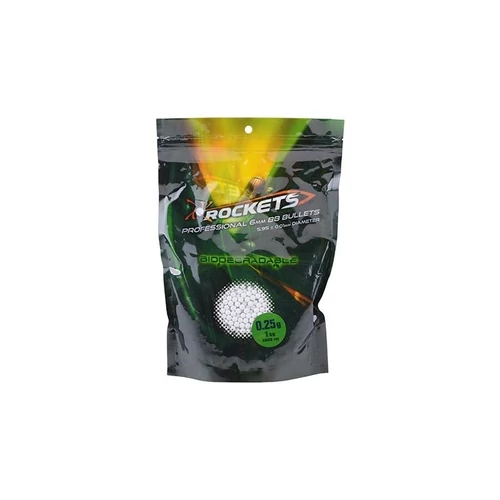 Gunfire Rockets precíziós BB, BIO, 0.25g, 1kg