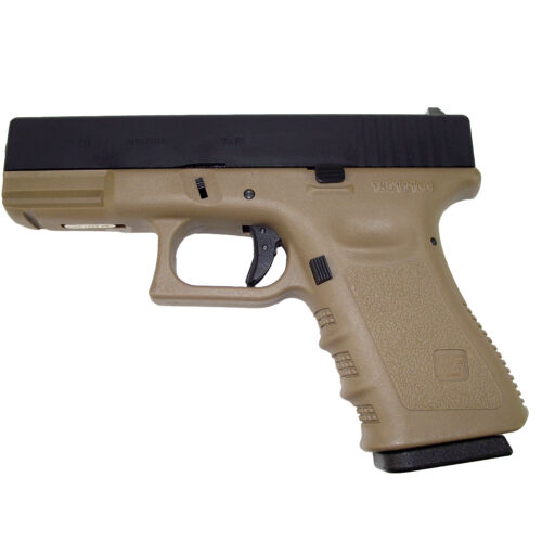 WE Glock 19 Gen. 3. GBB airsoft pisztoly Tan