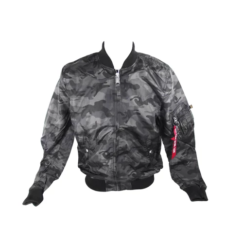 Alpha Industries MA-1TT. camouflage dzseki, fekete terep "L"