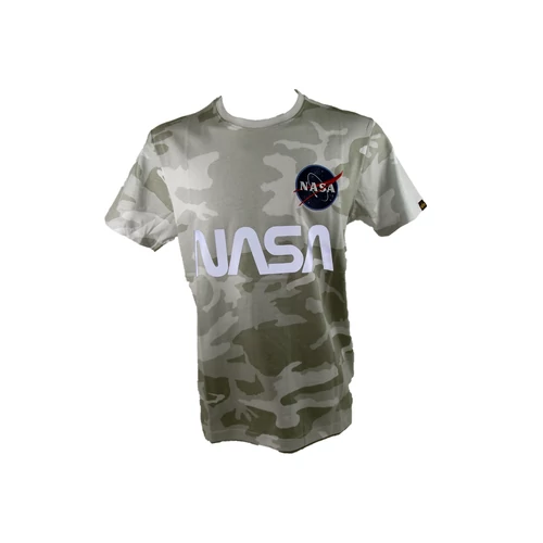 Alpha Industries NASA Reflective camouflage póló, fehér "M" 