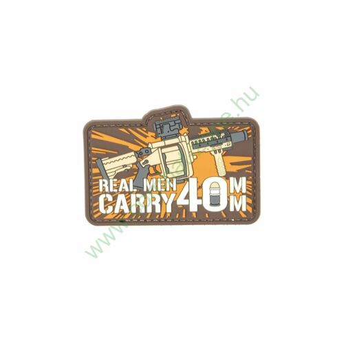 Felvarró, Real Man Carry 40mm