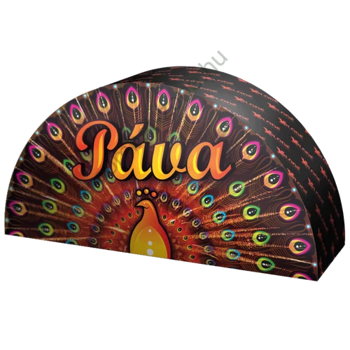 Páva szikraszökőkút