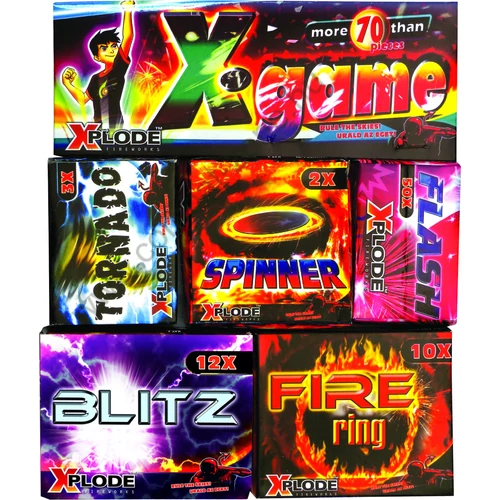 X-GAME tűzijáték csomag