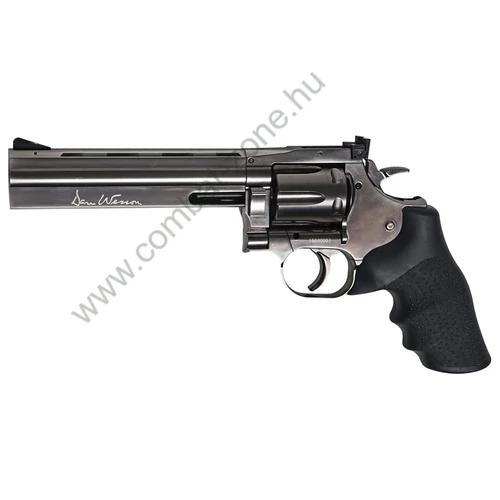 Dan Wesson 715 6" airsoft revolver, steel grey