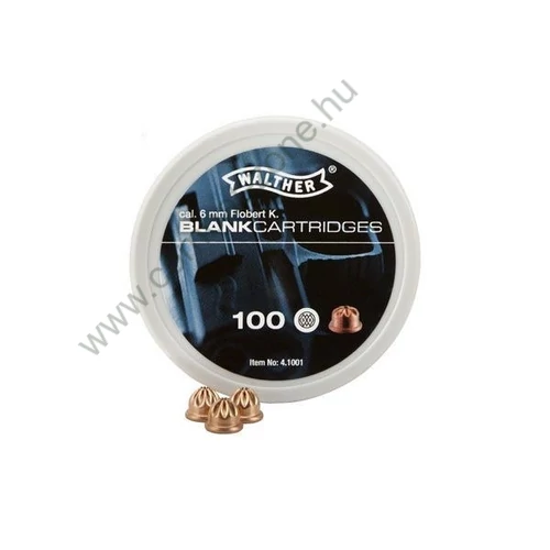Walther riasztó patron, 6 mm.