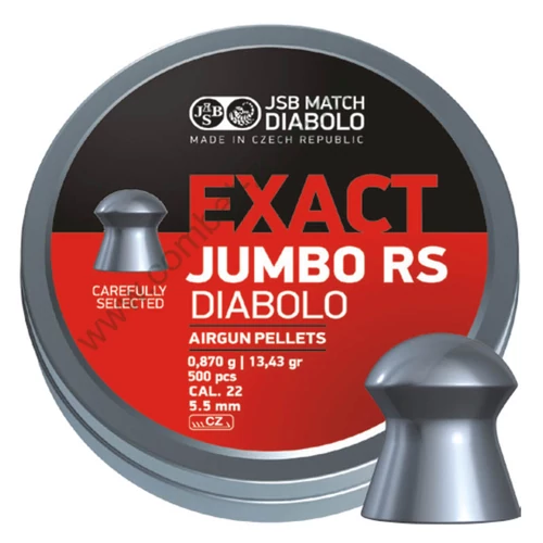 JSB Jumbo RS cal. 5.52 (.22) lövedék, 500 db.