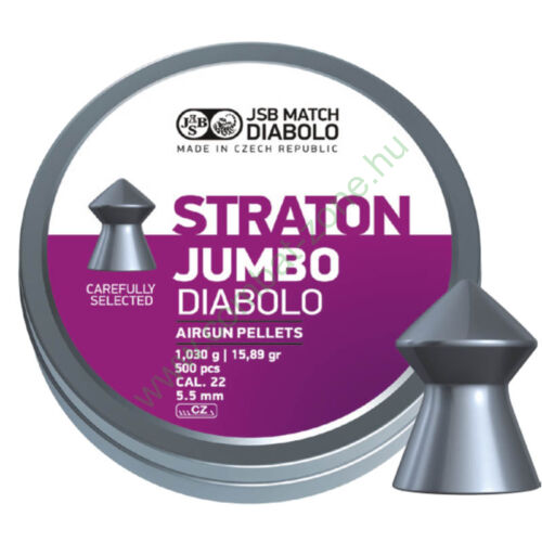 JSB Straton Jumbo cal. 5.50 (.22) lövedék, 250 db.