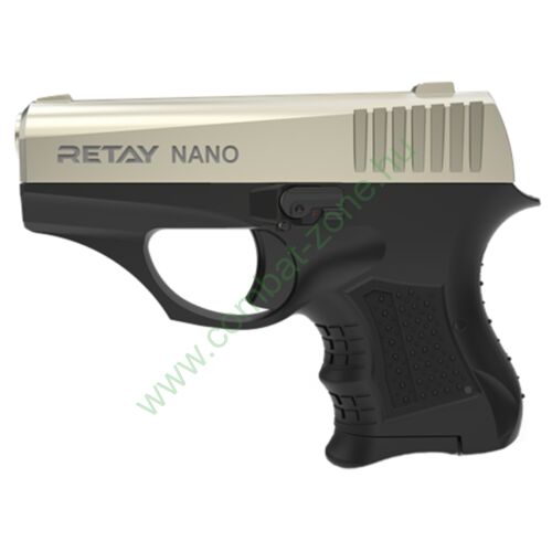 Retay Nano gáz-riasztó pisztoly, satin