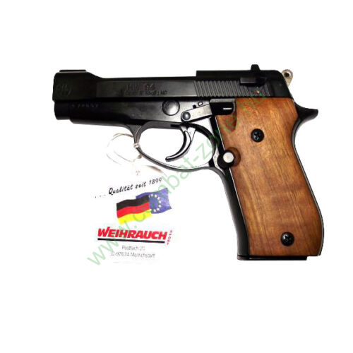 Weihrauch HW94 gáz-riasztó pisztoly, fekete, fa markolat