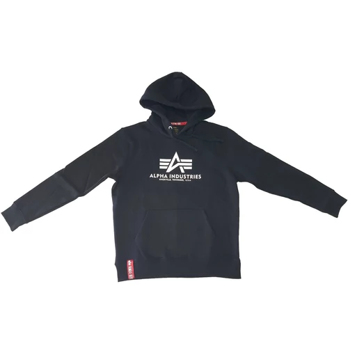 Alpha Industries Basic Hoody pullóver, black, XL