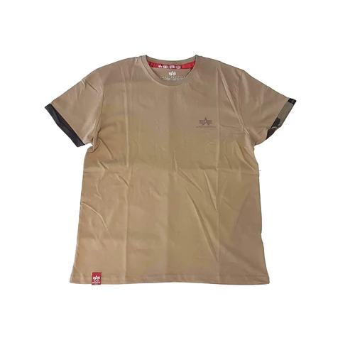 Alpha Industries Roll Up Sleeve T póló, woodcamo, L