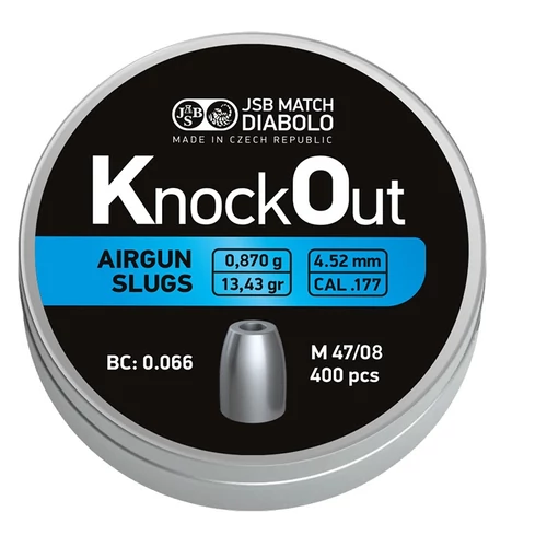 JSB KO Slug lövedék, 4.52 mm, 0.87g