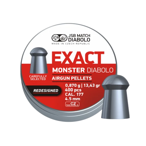 JSB DIABOLO EXACT Monster Redesigned, 4.5mm, 400db