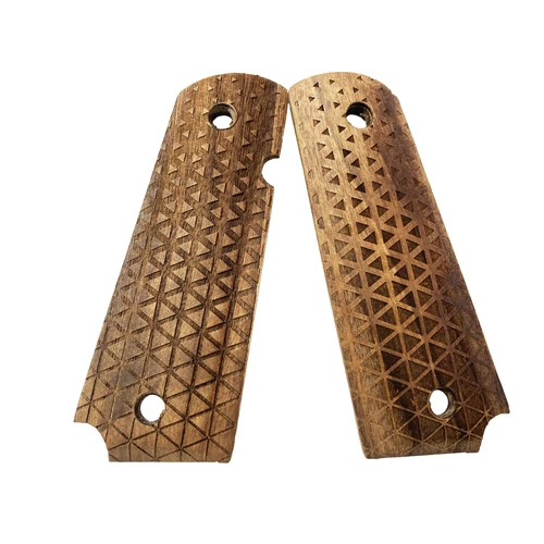 Colt 1911 faragott fa markolat, trianguláris