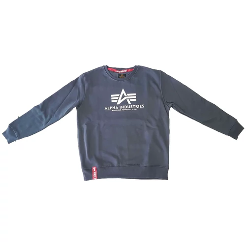 Alpha Industries Basic Sweater pullóver, greyblack, M